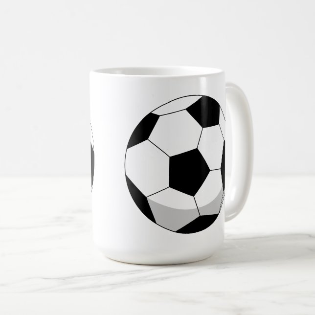 Tecknad Fotboll Kaffemugg (Framsida höger)