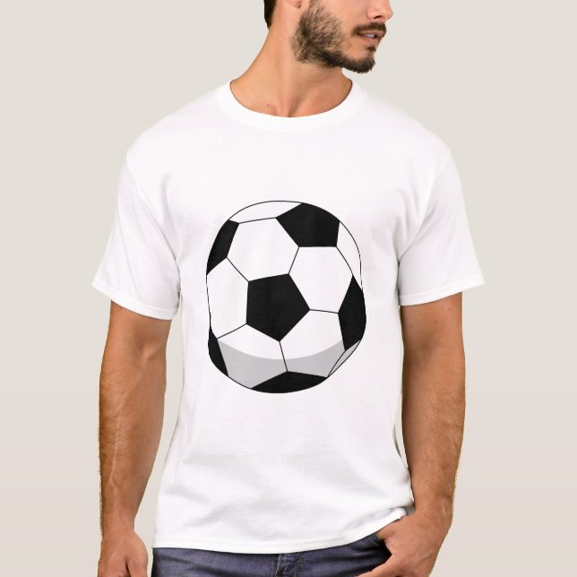 Tecknad Fotboll T Shirt (Framsida)