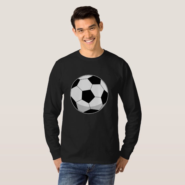 Tecknad Fotboll T Shirt (Hel framsida)