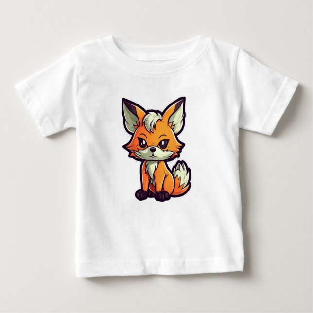 TECKNAD FOX T SHIRT (Framsida)