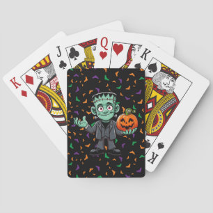 Tecknad Frankensteins monster Casinokort