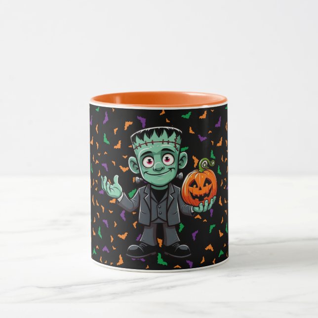 Tecknad Frankensteins monster Mugg (Center)