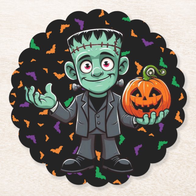 Tecknad Frankensteins monster Underlägg Papper (Framsida)