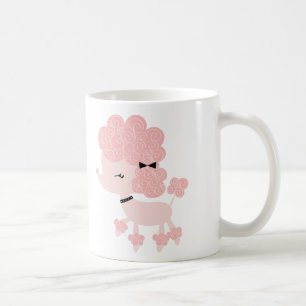 Tecknad fransk pudel kaffemugg