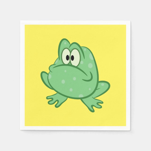 Tecknad Frog Pappersservett (Framsidan)