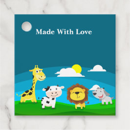 Tecknad Gåvor Etiketter