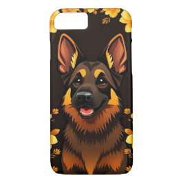 Tecknad German Shepherd hund