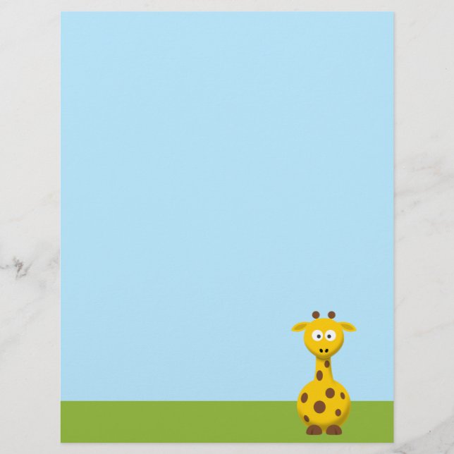 Tecknad giraff (Framsida)