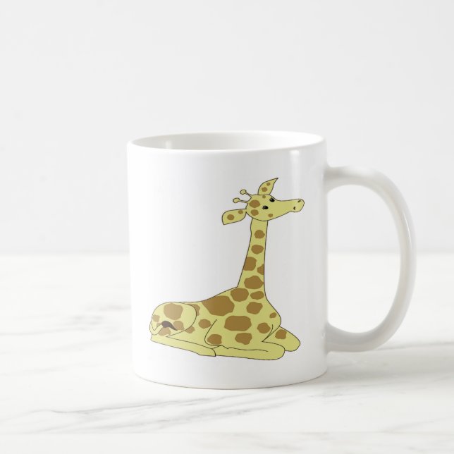 Tecknad giraff kaffemugg (Höger)