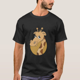 Tecknad giraff t shirt
