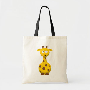 Tecknad giraff tygkasse