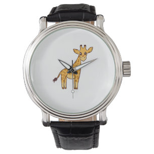 Tecknad Giraffe I Kids I Småbarn Giraffe Armbandsur