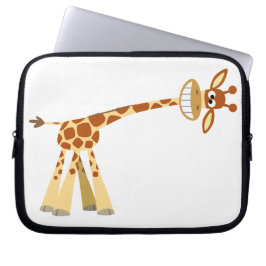 Tecknad giraffe Laptop sleeve! Sleeve
