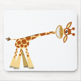 Tecknad giraffe moussepad! musmatta