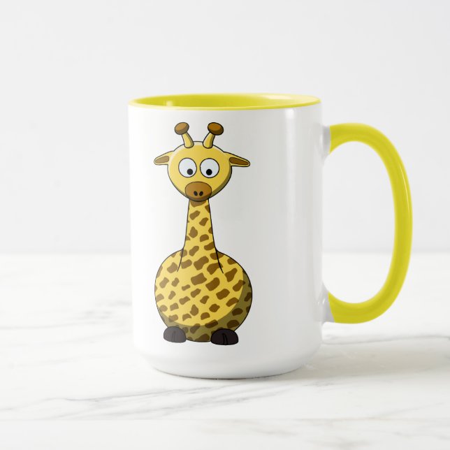 Tecknad Giraffe Mugg (Höger)