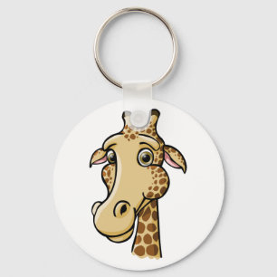 Tecknad Giraffe Nyckelring