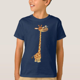 Tecknad Giraffe och Friend children T-shirt