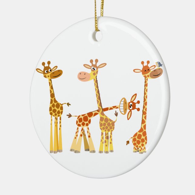 Tecknad Giraffes: Herd Ornament (Vänster)