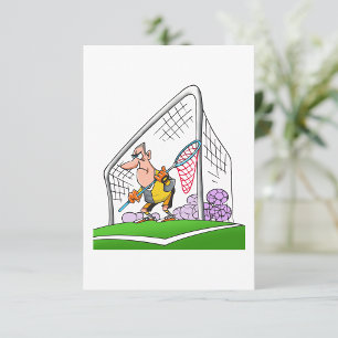 Tecknad Goalkeeper-inbjudningar Inbjudningar