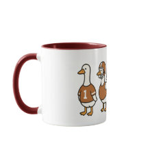Tecknad Goose Football Mugg - Sportfantast Gift