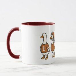 Tecknad Goose Football Mugg - Sportfantast Gift