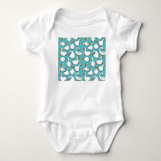 Tecknad Goose Funny Vintage Illustration T Shirt
