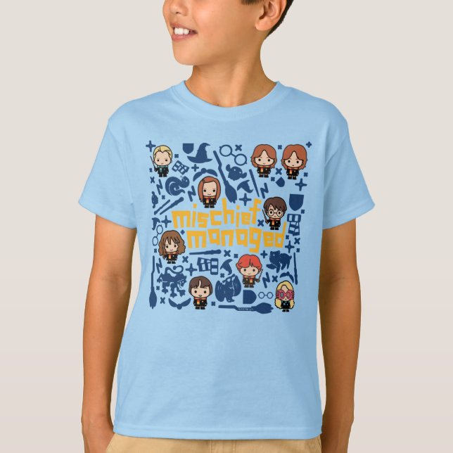 Tecknad "grafisk MISCHIEF MANAGED™" Tröja (Framsida)