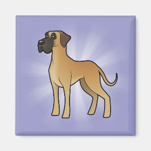 Tecknad Great dane Magnet