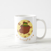 Tecknad Grizzly Mugg