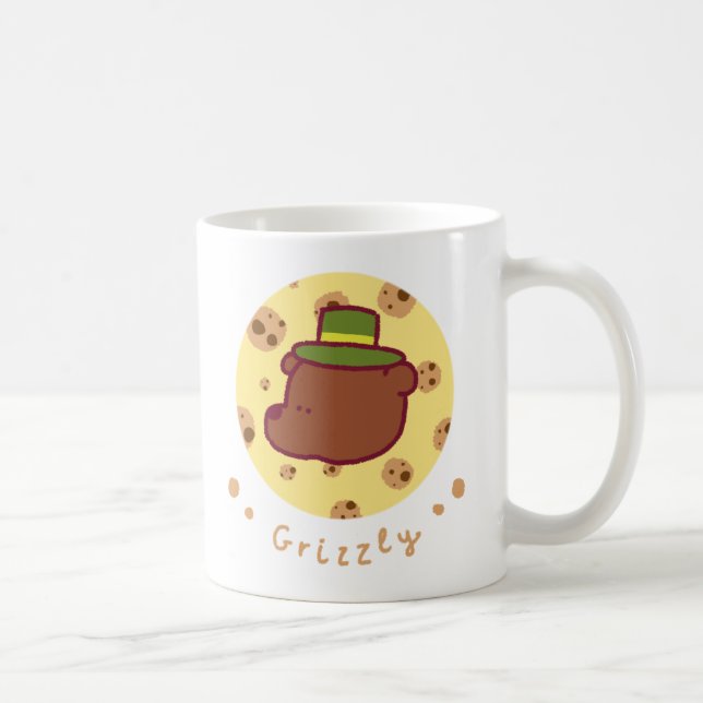 Tecknad Grizzly Mugg (Höger)