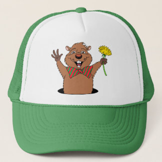 Tecknad Groundhog Keps