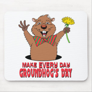 Tecknad Groundhog Musmatta