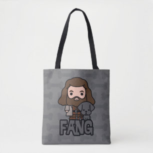 Tecknad Hagrid and Fang Character Art Tygkasse