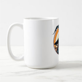 Tecknad halloween-häxa porträtt kaffemugg