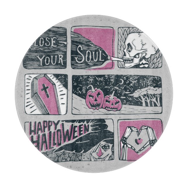 Tecknad Halloween: Roligt Illustration (Framsidan)