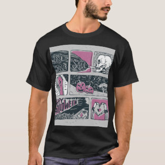 Tecknad Halloween: Roligt Illustration T Shirt