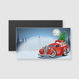 Tecknad hälsning julkort