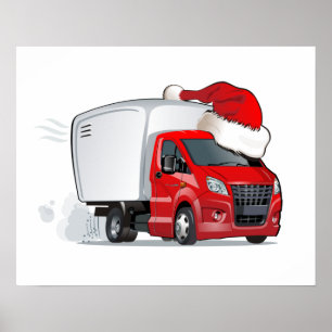 Tecknad hälsning julkort poster