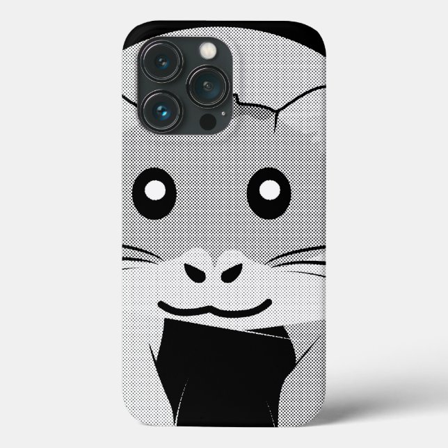 Tecknad Hamster Scarested Joy (Baksida)