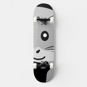 Tecknad Hamster Scarested Joy Mini Skateboard Bräda 18,5 Cm