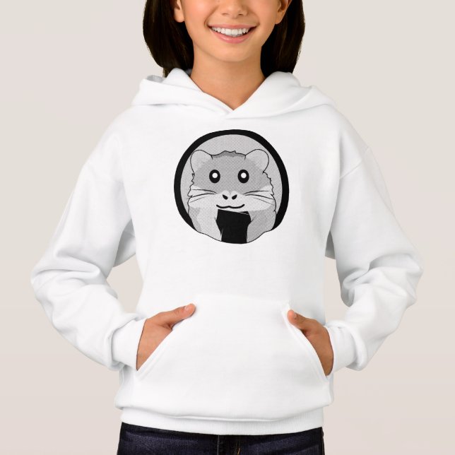 Tecknad Hamster Scarested Joy T Shirt (Framsida)