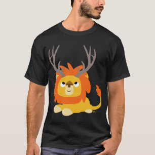 Tecknad Hård Lejon vuxen T-shirt