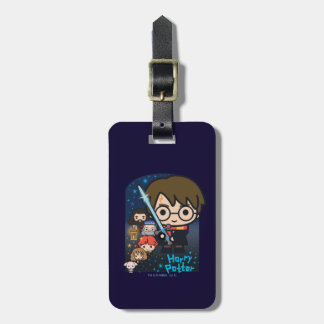 Tecknad Harry Potter Chamber of Secrets Graphic Bagagebricka