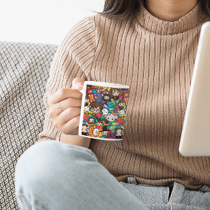 Tecknad Harry Potter Character Toss Mönster Kaffemugg