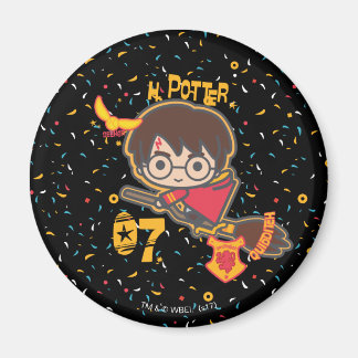 Tecknad Harry Potter Quidditch Seeker Magnet