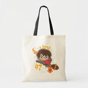 Tecknad Harry Potter Quidditch Sökare Tygkasse