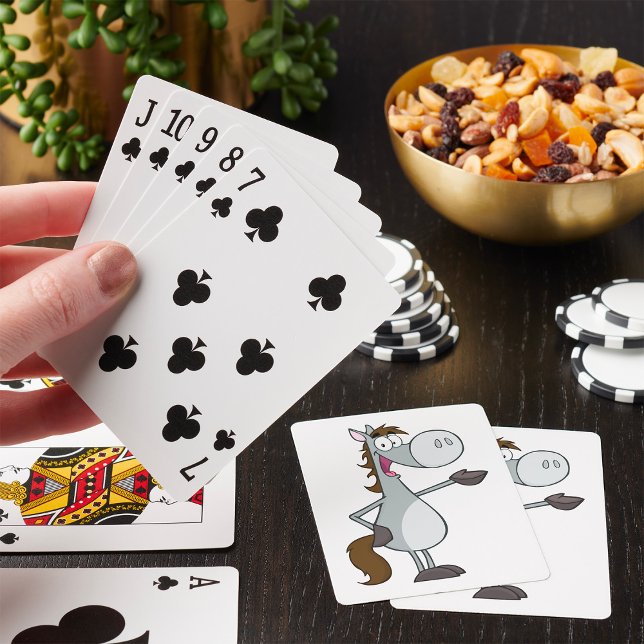 Tecknad häst casinokort (Skapare uppladdad)