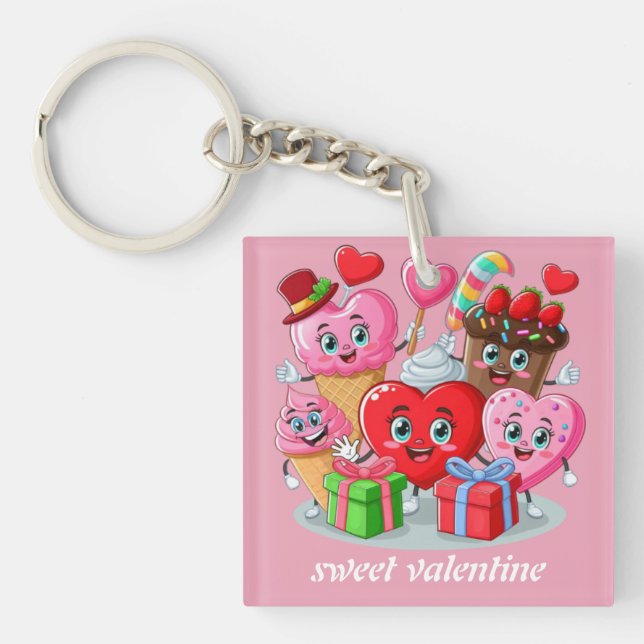 Tecknad Heart & Sweet kompisars valentindag (Framsidan)