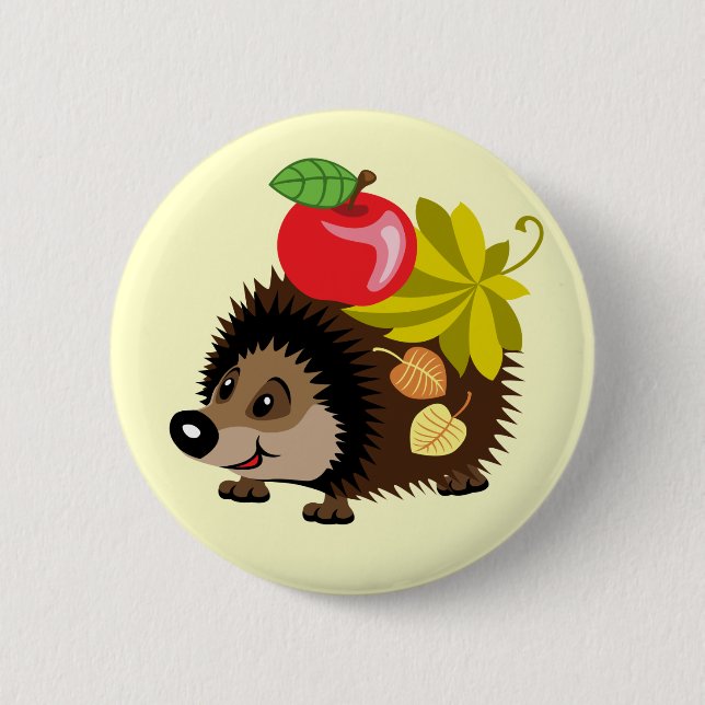 tecknad hedgehog knapp (Framsida)