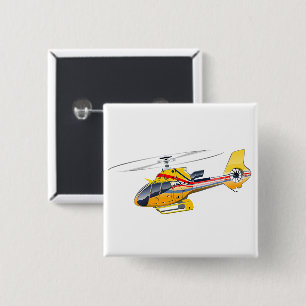 Tecknad helikopter knapp
